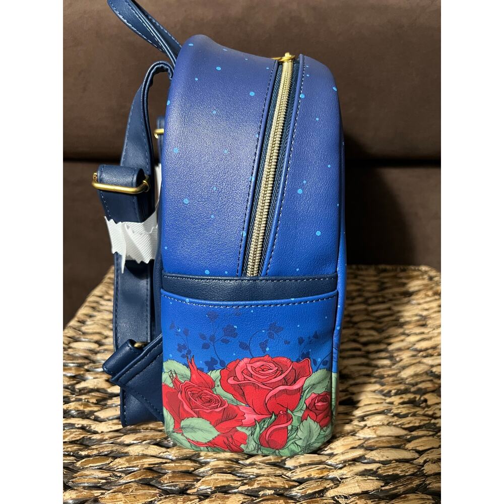 Loungefly Disney Beauty And The Beast Moonlight Gaze Mini Backpack - Picture 4 of 5